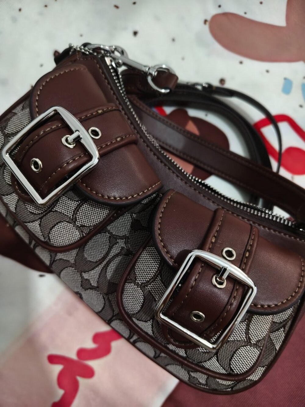 Coach Classic Double Pocket Underarm Bag